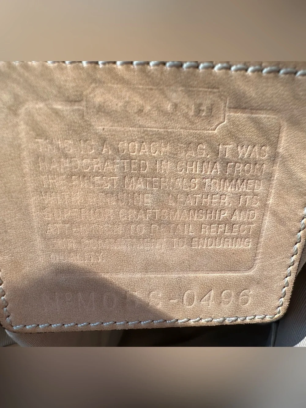 Coach vintage signature